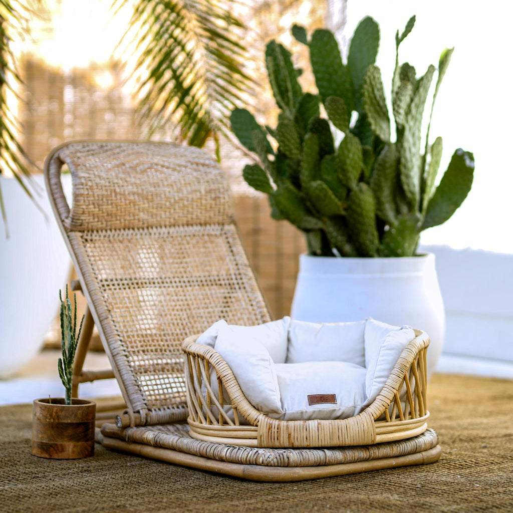 Elite Enclave Rattan Bed for Cats and Dogs
