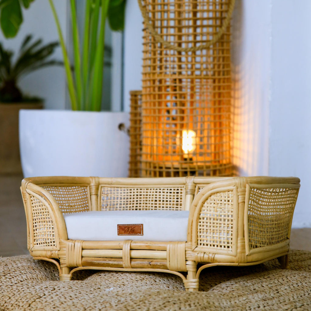 Royal Haven Rattan Bed for Cats and Dogs