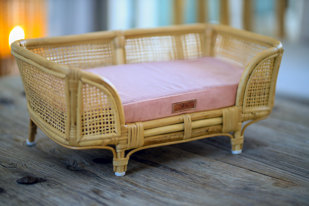 Royal Haven Rattan Bed for Cats and Dogs