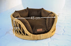 Elite Enclave Rattan Bed for Cats and Dogs