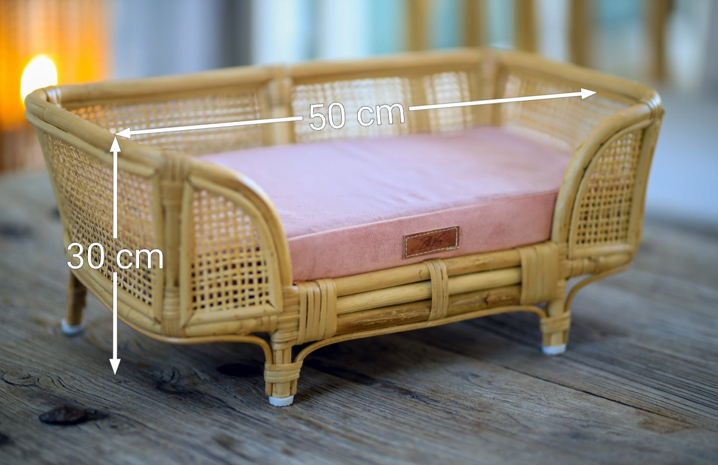 Royal Haven Rattan Bed for Cats and Dogs